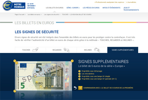 Le nouveau billet de 5 euros_Géomarches