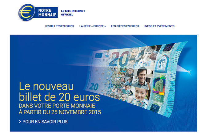 Découvrez le nouveau billet de 20 euros_Geomarches