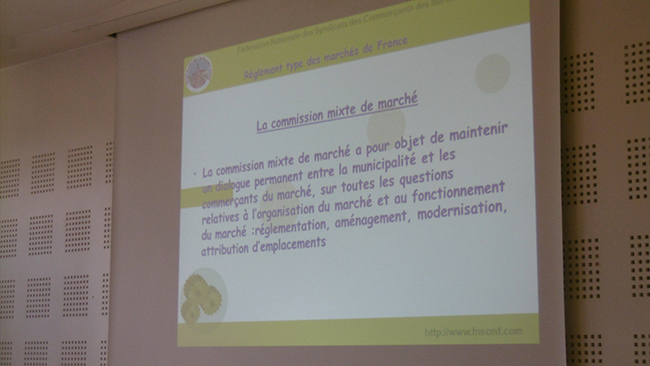 Journées des placiers - Commission de marché