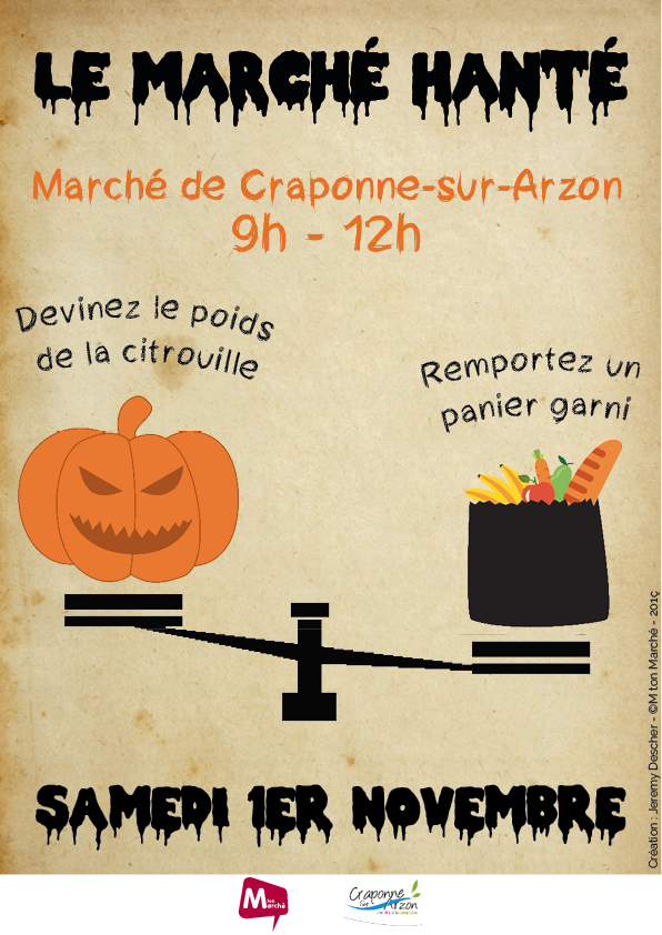 Marché Hante pour Halloween