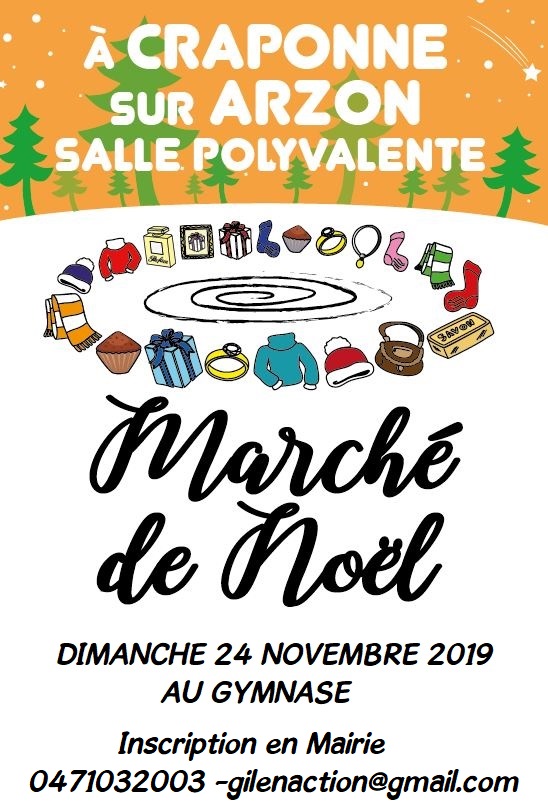 Marché de Noel à Craponne